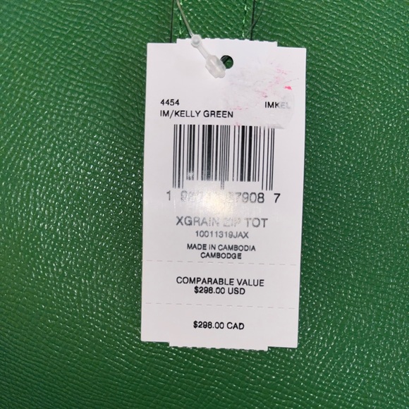 🆕 Coach Pebble Leather Zip Top Tote NWT - Picture 5 of 11